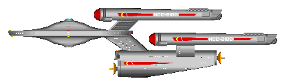  [Side view of Federation class] 